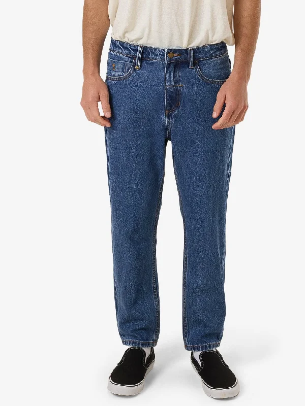 Exclusive online offer: Save 30% on all men's clothing. Chopped Denim Jean - Double Rinsed Blues Exclusive online offer: Save 30% on all men's clothing. Chopped Denim Jean - Double Rinsed Blues