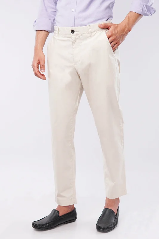 Men’s wardrobe essentials now at unbeatable prices.  Chino Pants - Off White
