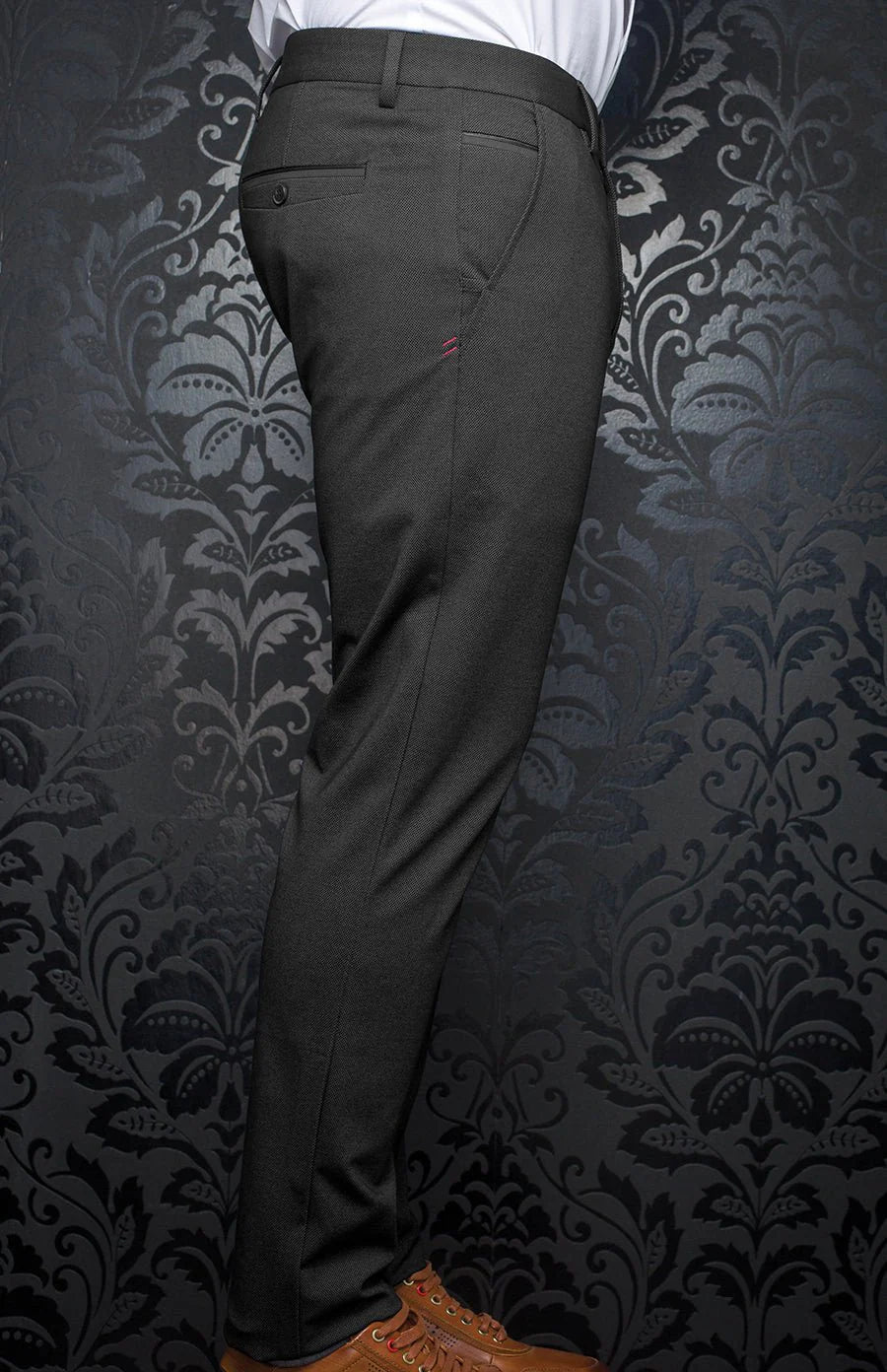 Shop the latest men's clothing trends at a fraction of the price.  Au Noir Dressy Stretch Pant | Beretta Ryan Black