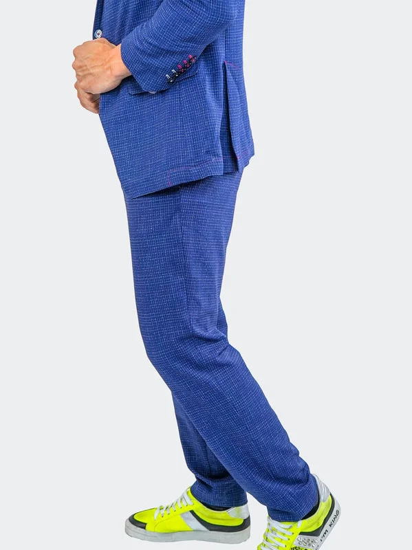 Shop exclusive offers on men’sapparel Maceoo Stretch Pant | 4-Way Stretch Pants Squared Blue Shop exclusive offers on men’sapparel Maceoo Stretch Pant | 4-Way Stretch Pants Squared Blue