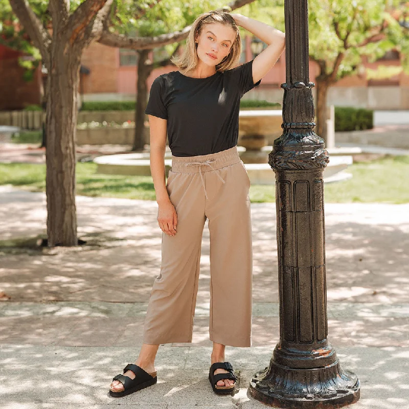 Buy more, save more –  Audrey Wide Leg Pants, Chestnut