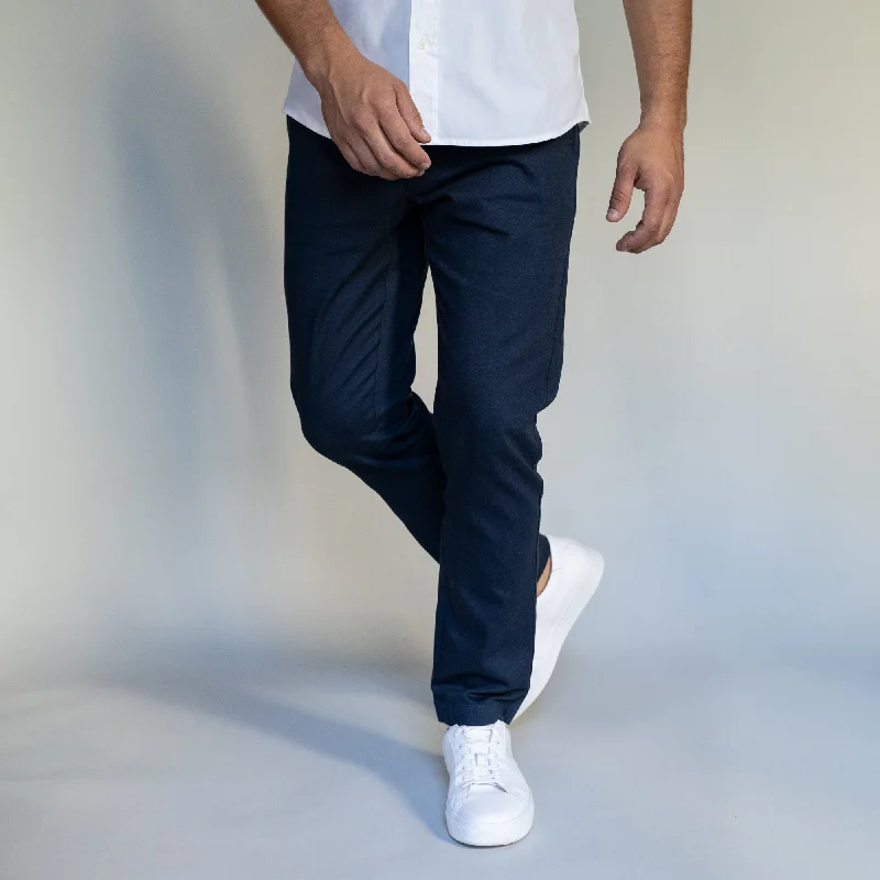 Exclusive discounts on men's fashion – shop today!  Stretch Chinos Slim Fit - Navy