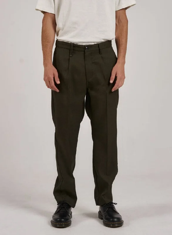 Shop the latest fashion trends with huge savings on all clothing. Jacob Pant - Olive Marle Shop the latest fashion trends with huge savings on all clothing. Jacob Pant - Olive Marle