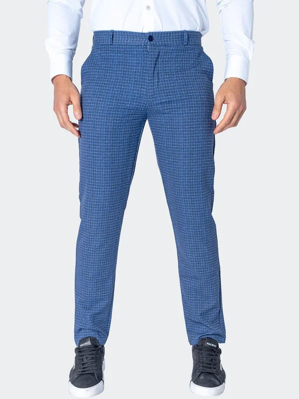 Huge savings on popular clothing styles –  Maceoo Stretch Pant | Pants Square Blue