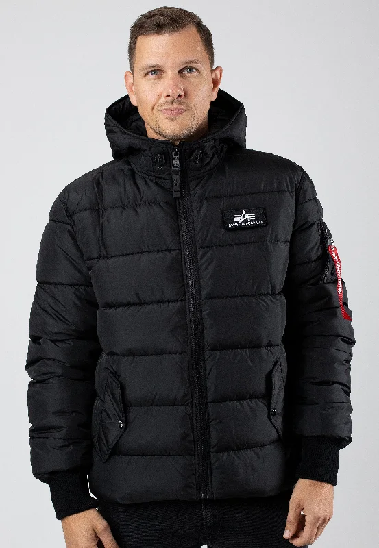 Shop clothing for less – Amazing savings on your favorite styles. Alpha Industries - Hooded Puffer Alpha FD Black - Jacket Shop clothing for less – Amazing savings on your favorite styles. Alpha Industries - Hooded Puffer Alpha FD Black - Jacket