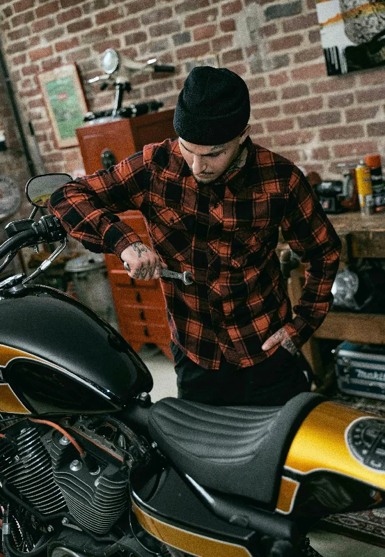 Shop stylish and affordable clothes –   Brandit - Lumberjacket Red/Black - Jacket