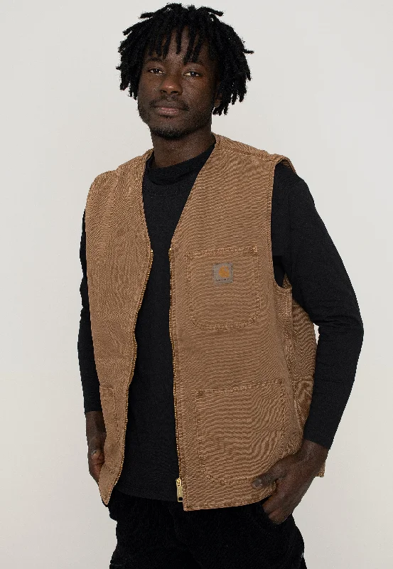 Shop the best in men’s fashion for less – limited-time sale! Carhartt WIP - Arbor Faded Tamarind - Vest Shop the best in men’s fashion for less – limited-time sale! Carhartt WIP - Arbor Faded Tamarind - Vest
