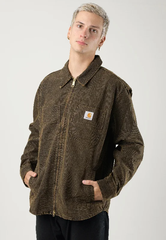 – Shop trendy clothing now. Carhartt WIP - Garen Stone Washed Black/Deep H Brown - Jacket – Shop trendy clothing now. Carhartt WIP - Garen Stone Washed Black/Deep H Brown - Jacket