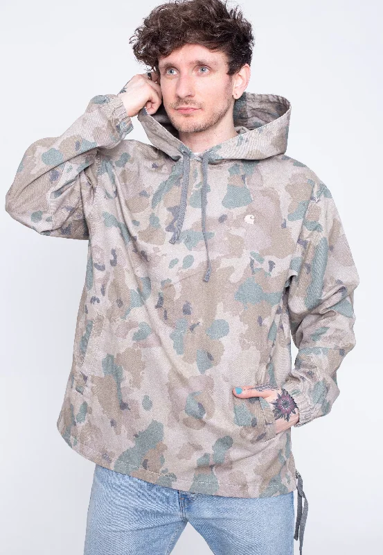 Get 20% off your first order of men’s fashion. Carhartt WIP - Hooded Carson Camo Tide/Thyme Stone Washed - Jacket Get 20% off your first order of men’s fashion. Carhartt WIP - Hooded Carson Camo Tide/Thyme Stone Washed - Jacket