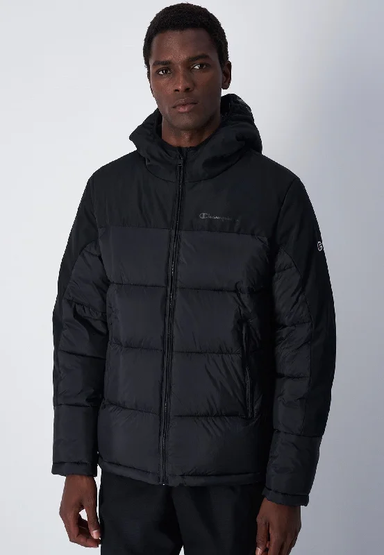 Shop exclusive offers on men’sapparel   Champion - Hooded Black Beauty - Jacket
