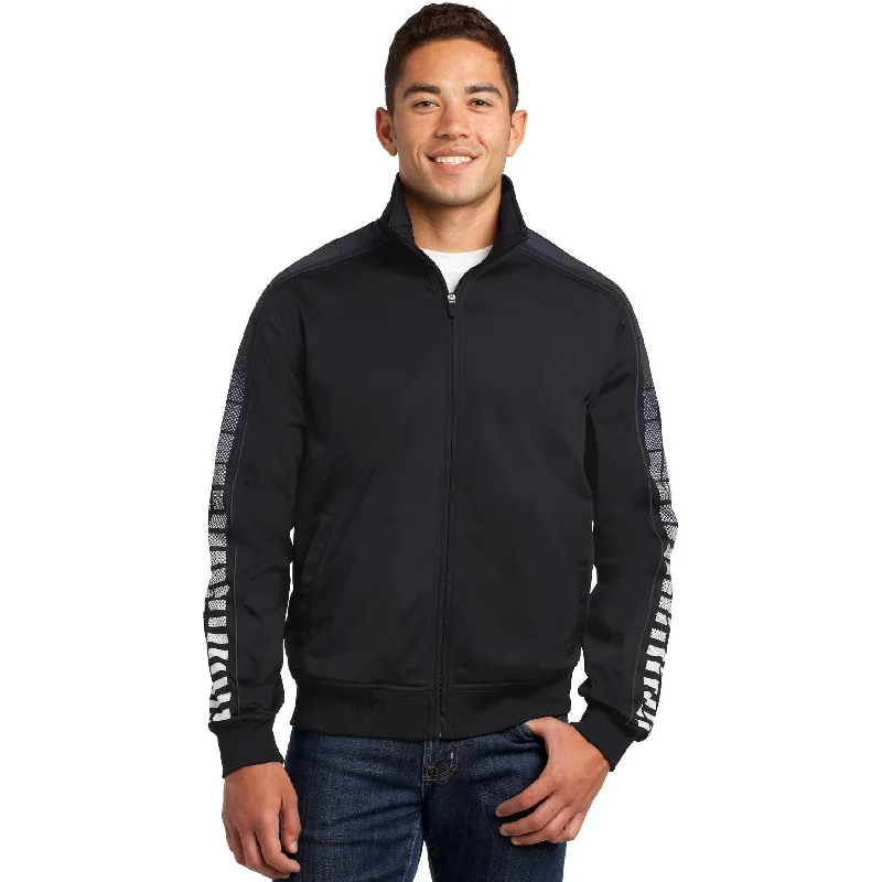 Get the latest styles in clothing – Shop now for unbeatable deals. CLOSEOUT - Sport-Tek Dot Sublimation Tricot Track Jacket Get the latest styles in clothing – Shop now for unbeatable deals. CLOSEOUT - Sport-Tek Dot Sublimation Tricot Track Jacket