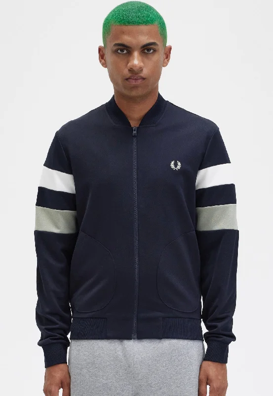 Shop the best clothing brands at amazing prices – Fred Perry - Tipped Sleeve Track - Track Jacket Shop the best clothing brands at amazing prices – Fred Perry - Tipped Sleeve Track - Track Jacket