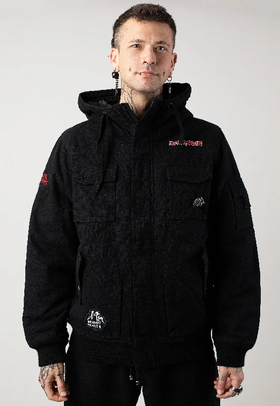 Shop the latest fashion trends with huge savings on all clothing. Brandit x Iron Maiden - IRM Bronx - Jacket Shop the latest fashion trends with huge savings on all clothing. Brandit x Iron Maiden - IRM Bronx - Jacket