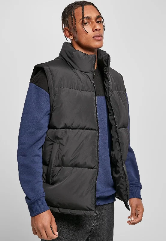Last chance! Men’s clothing at unbeatable prices. Urban Classics - Block Puffer Black/Black - Vest Last chance! Men’s clothing at unbeatable prices. Urban Classics - Block Puffer Black/Black - Vest