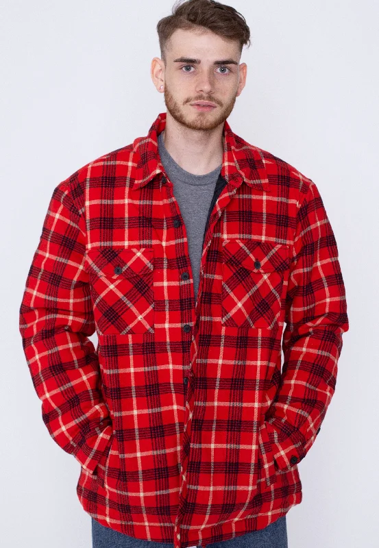 Final clearance: Men’s clothing items up to 70% off! Urban Classics - Plaid Quilted Red/Black - Jacket Final clearance: Men’s clothing items up to 70% off! Urban Classics - Plaid Quilted Red/Black - Jacket