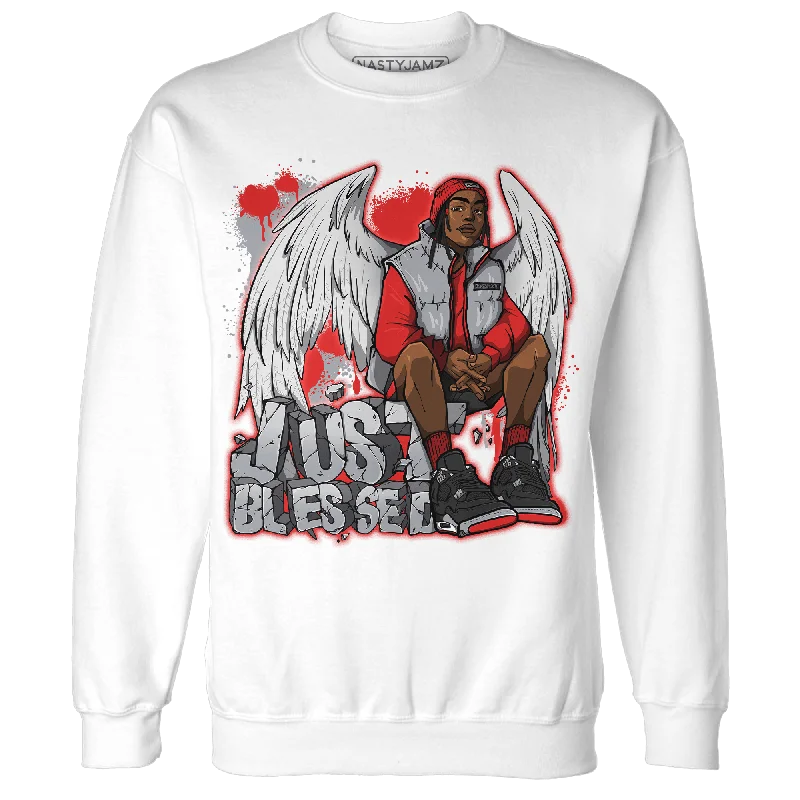 Shop the best clothing sale – Limited-time offer. NastyJamz Bred Reimagined 4s Sweatshirt Match Just Blessed Shop the best clothing sale – Limited-time offer. NastyJamz Bred Reimagined 4s Sweatshirt Match Just Blessed