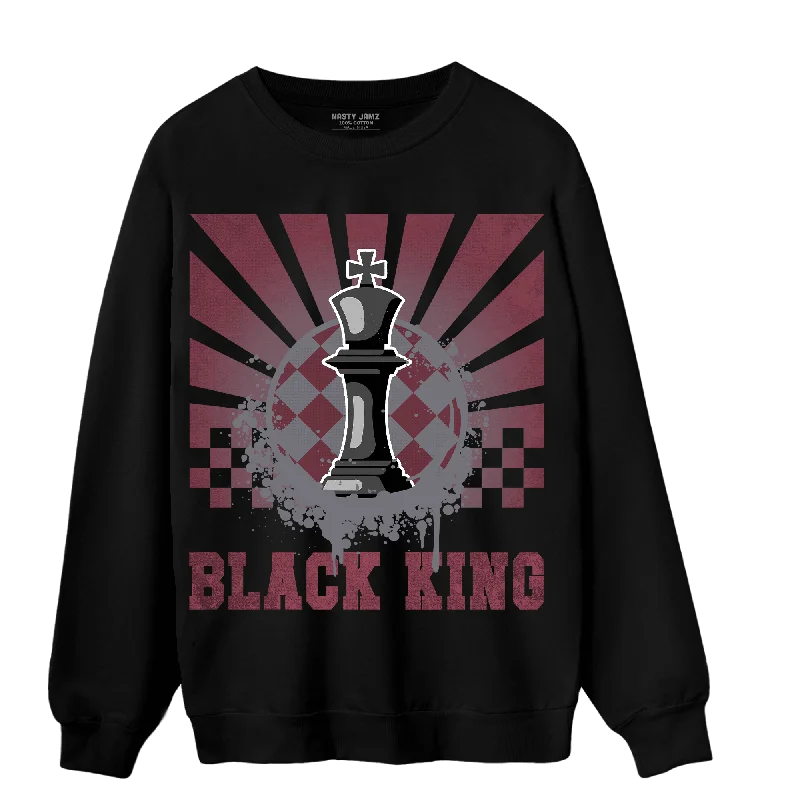 Men’s fashion just got more affordable – shop now! NastyJamz Burgundy 5s Sweatshirt Match Black King Collection Men’s fashion just got more affordable – shop now! NastyJamz Burgundy 5s Sweatshirt Match Black King Collection