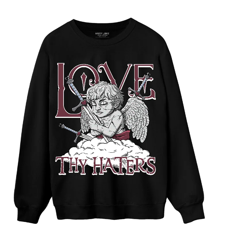 Get the latest styles in clothing – Shop now for unbeatable deals. NastyJamz Burgundy 5s Sweatshirt Match Love Thy Haters Angel Get the latest styles in clothing – Shop now for unbeatable deals. NastyJamz Burgundy 5s Sweatshirt Match Love Thy Haters Angel