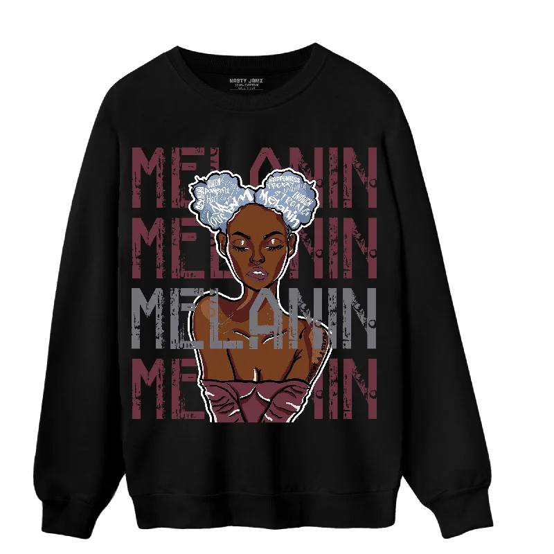 Shop now for affordable fashion – Enjoy free shipping on clothing orders. NastyJamz Burgundy 5s Sweatshirt Match Melanin Girl Shop now for affordable fashion – Enjoy free shipping on clothing orders. NastyJamz Burgundy 5s Sweatshirt Match Melanin Girl