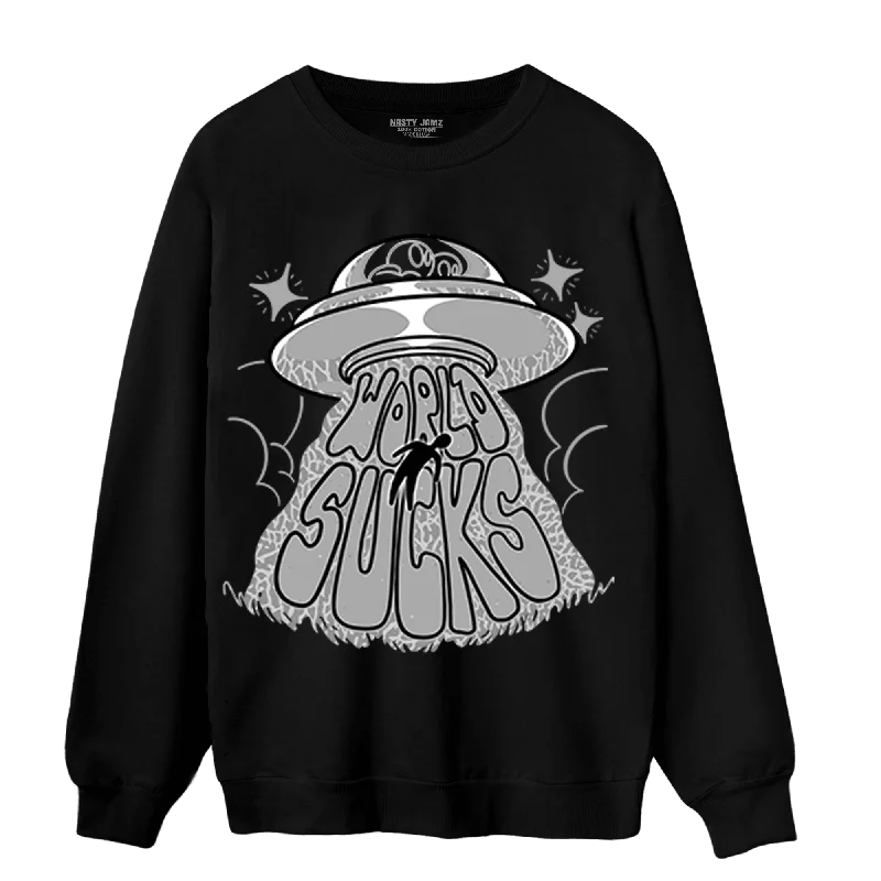 Shop clothing essentials at a fraction of the price – NastyJamz Craft Ivory 3s Sweatshirt Match World Sucks Shop clothing essentials at a fraction of the price – NastyJamz Craft Ivory 3s Sweatshirt Match World Sucks