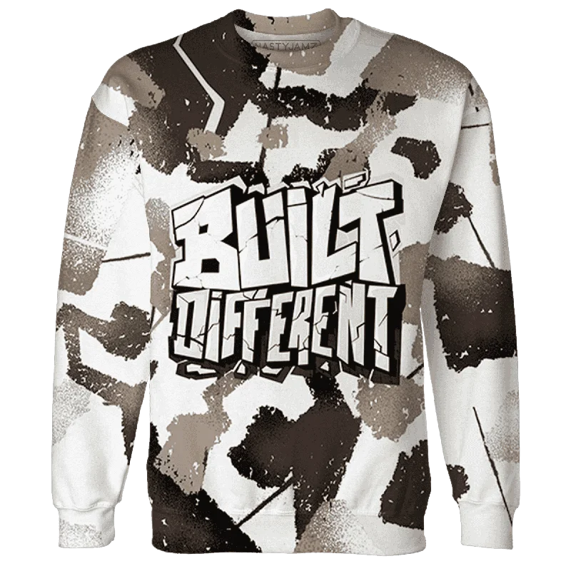 Limited-time sale: Save on all your favorite clothing items.  NastyJamz Dunk Low Baroque Brown Sweatshirt Match Built Different 3D All-Over Print Broken