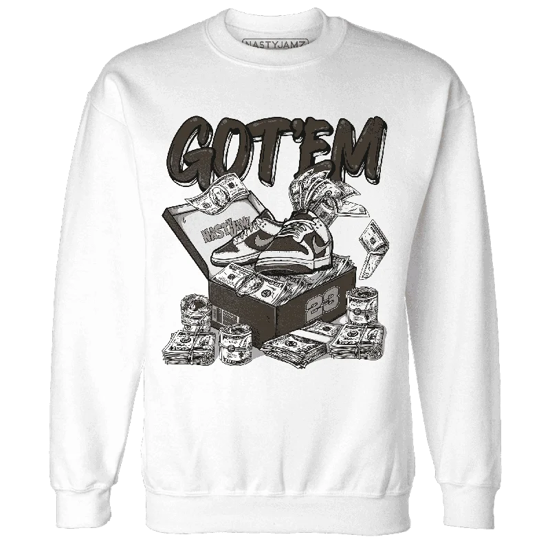 Seasonal discounts on stylish clothes – Perfect for any occasion!  NastyJamz Dunk Low Baroque Brown Sweatshirt Match Dollar Sneaker Box