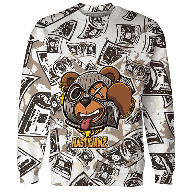 Best clothing deals of the season – Shop now and enjoy big savings.  NastyJamz Dunk Low Baroque Brown Sweatshirt Match Money Motive BER 3D All-Over Print