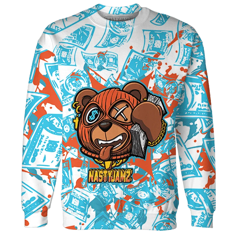 Refresh your wardrobe with the best deals on men's fashion.  NastyJamz Dunk Low Dolphins Sweatshirt Match Money Motive BER 3D All-Over Print