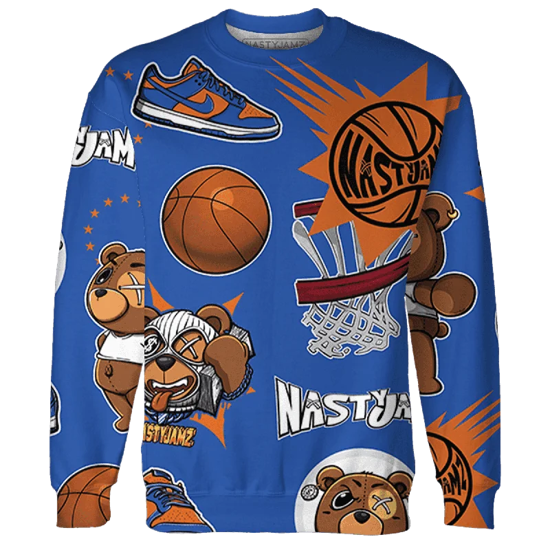Discover new arrivals in clothing – Affordable styles for every occasion.  NastyJamz Dunk Low Knicks Sweatshirt Match BER Icon Wallpapers 3D All-Over Print