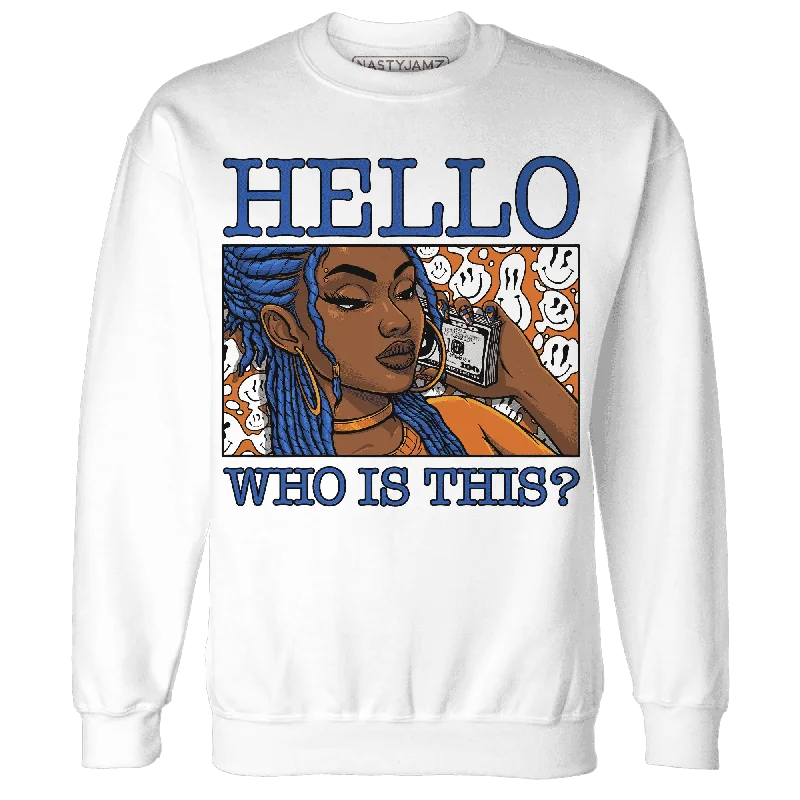 Shop the best clothing sales of the year!  NastyJamz Dunk Low Knicks Sweatshirt Match Hello Girl