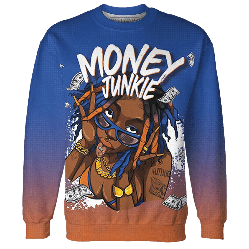 Shop affordable clothing – Limited-time only!  NastyJamz Dunk Low Knicks Sweatshirt Match Money Junkie 3D All-Over Print