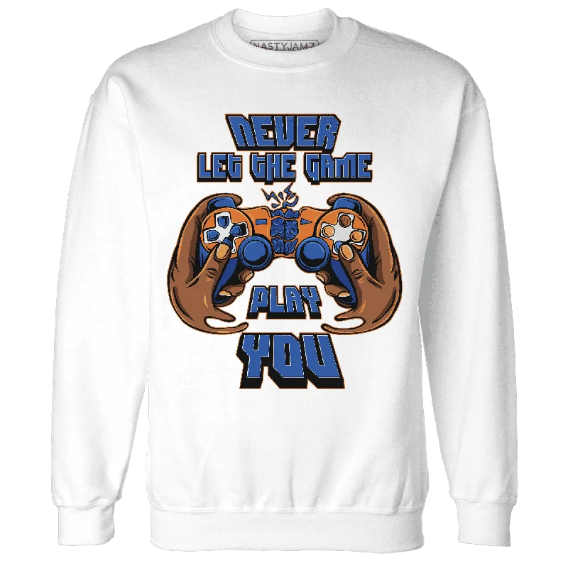 Shop the best clothing sales of the year!  NastyJamz Dunk Low Knicks Sweatshirt Match The Game Changer