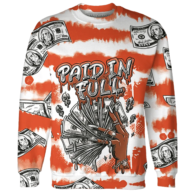 Shop men’s and women’s fashion at unbeatable prices today!  NastyJamz Georgia Peach 3s Sweatshirt Match Paid In Full 3D All-Over Print