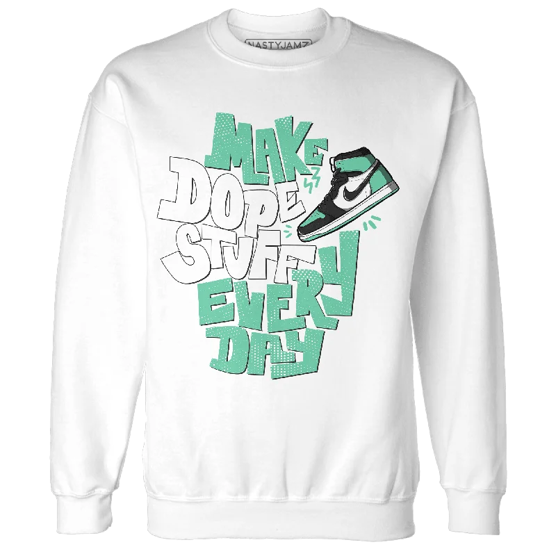 Big discounts – don’t miss out!  NastyJamz High OG Green Glow 1s Sweatshirt Match Dope Sneaker
