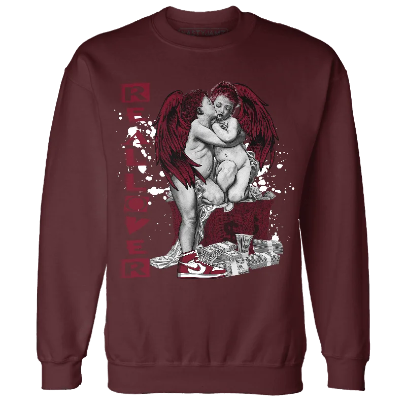 Flash discounts on men’s clothing – Don’t miss out!  NastyJamz High White Team Red 1s Sweatshirt Match Real Lover Angel