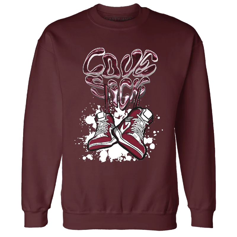 Shop the best  fashion at prices you can’t beat.  NastyJamz High White Team Red 1s Sweatshirt Match Sneaker Love Sick