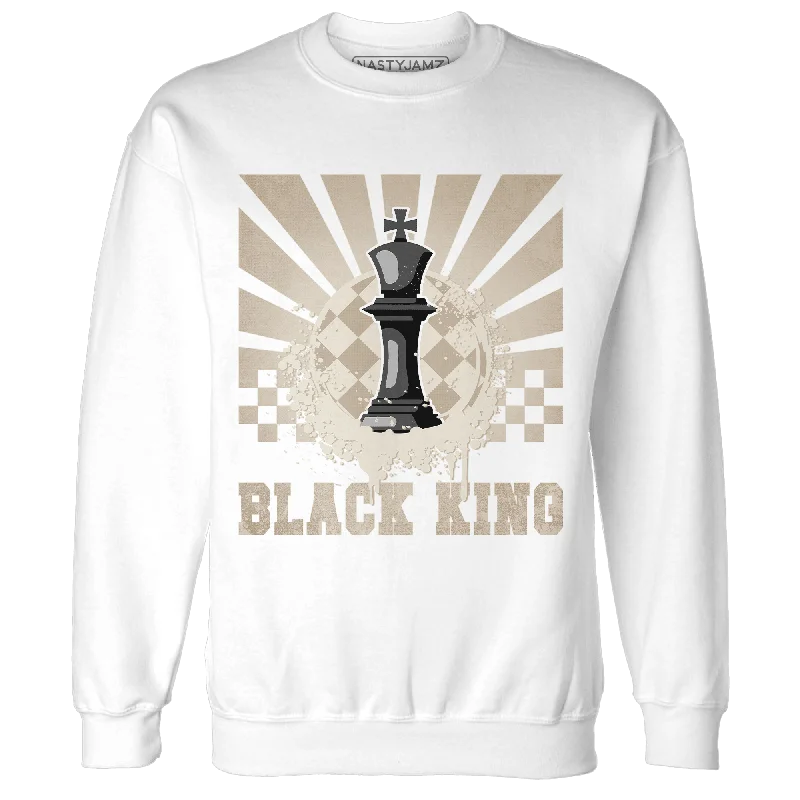 Check out the best prices on men's fashion basics – limited time offer.  NastyJamz Latte 1s Sweatshirt Match Black King Collection