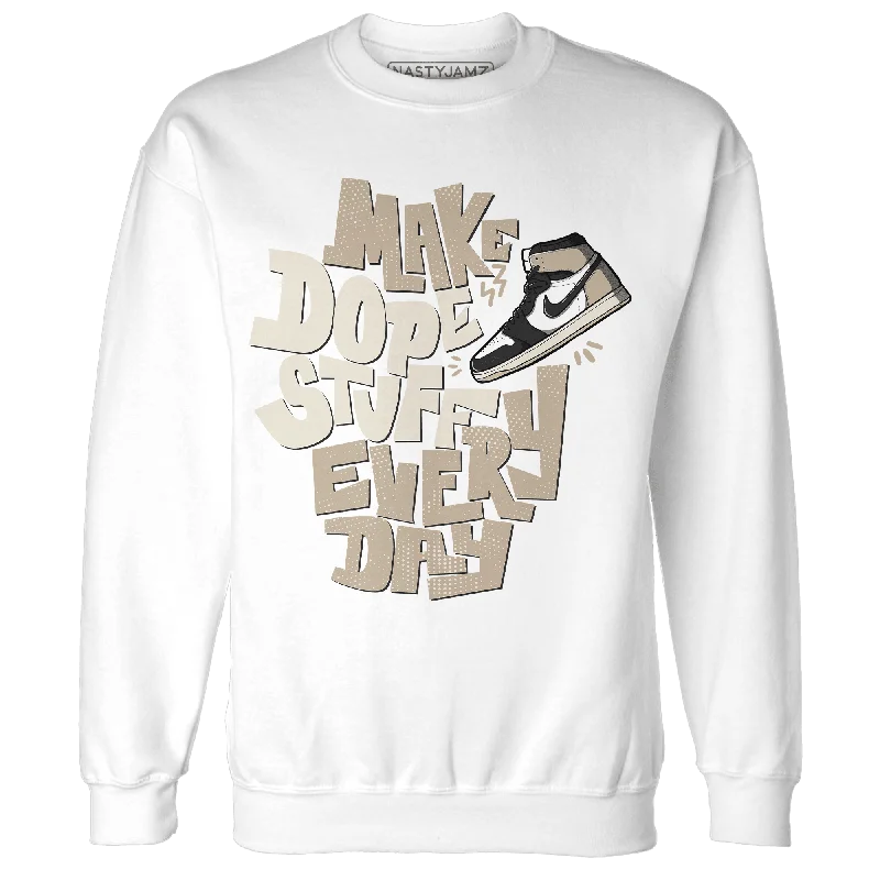 Flash sale: Save big on men's clothing this weekend!  NastyJamz Latte 1s Sweatshirt Match Dope Sneaker