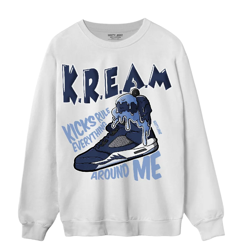 Exclusive online discounts – Shop clothing for every occasion!  NastyJamz Midnight Navy 5s Sweatshirt Match Kream Sneaker