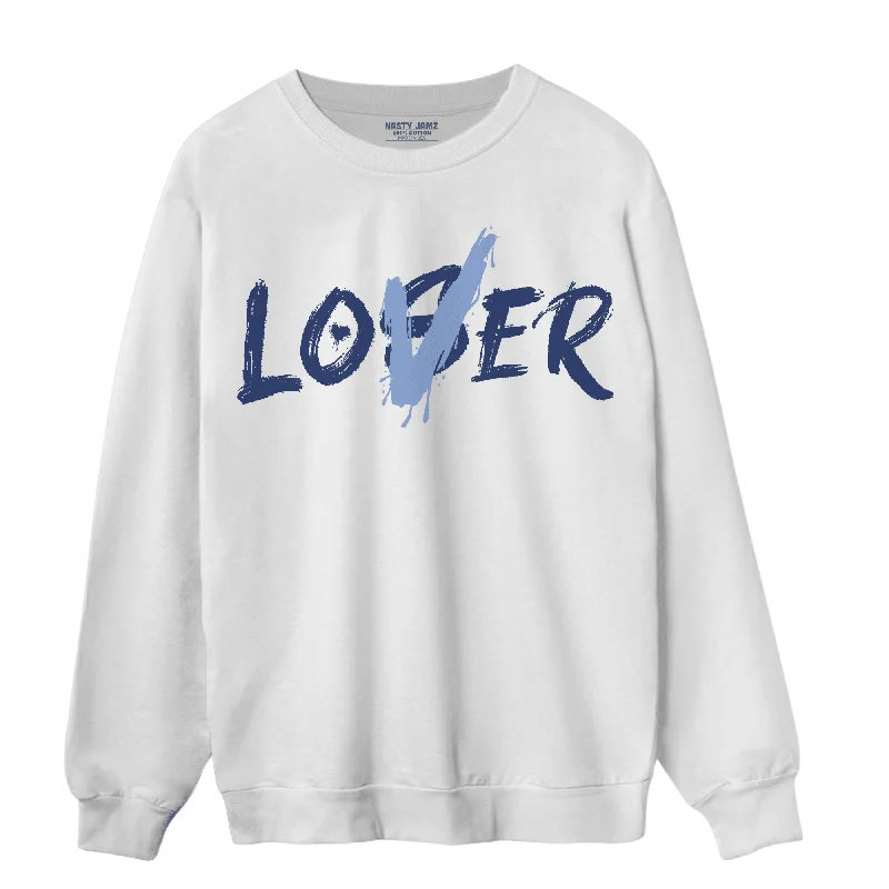 Men’s fashion just got more affordable – shop now!  NastyJamz Midnight Navy 5s Sweatshirt Match Loser Lover