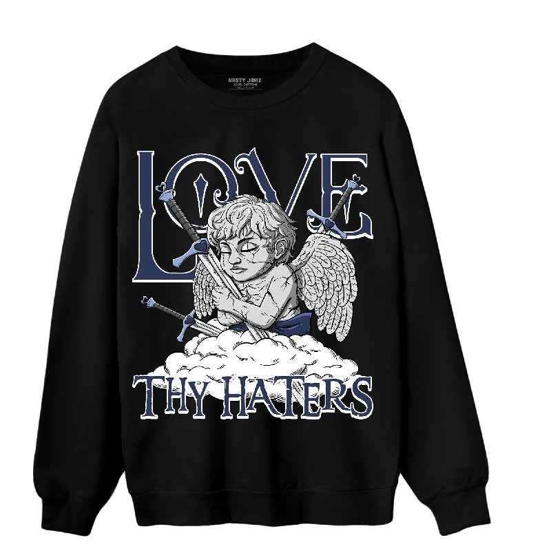 Seasonal discounts on stylish clothes – Perfect for any occasion! NastyJamz Midnight Navy 5s Sweatshirt Match Love Thy Haters Angel Seasonal discounts on stylish clothes – Perfect for any occasion! NastyJamz Midnight Navy 5s Sweatshirt Match Love Thy Haters Angel