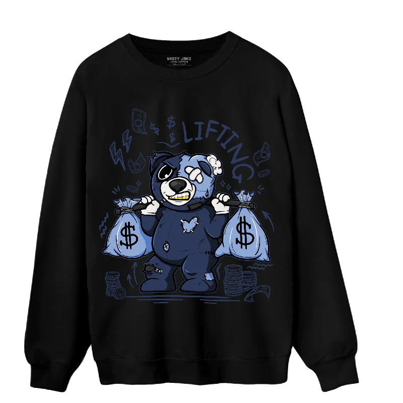 Shop clothing essentials at a fraction of the price –  NastyJamz Midnight Navy 5s Sweatshirt Match Money Lifting BER