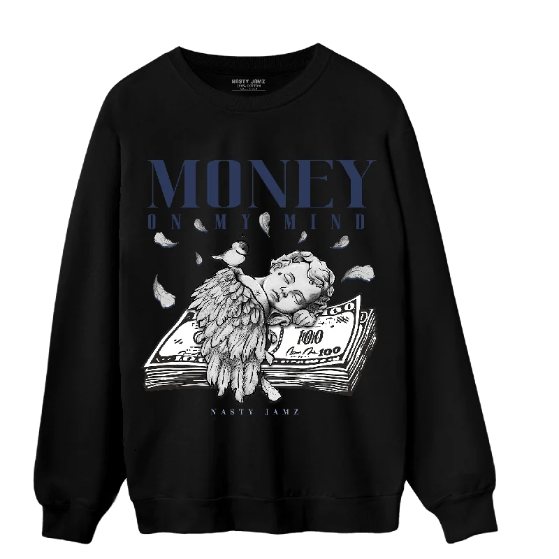 Shop seasonal clothing deals – Big savings on fashion essentials.  NastyJamz Midnight Navy 5s Sweatshirt Match Money On My Mind Angel