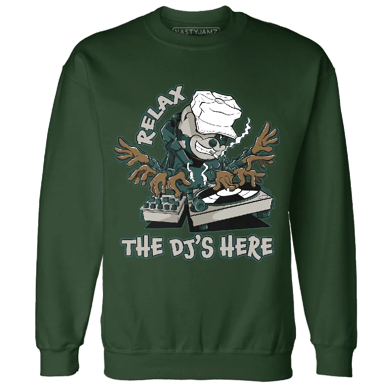 Exclusive online offer: Save 30% on all men's clothing.  NastyJamz Oxidized Green 4s Sweatshirt Match BER The DJ Here