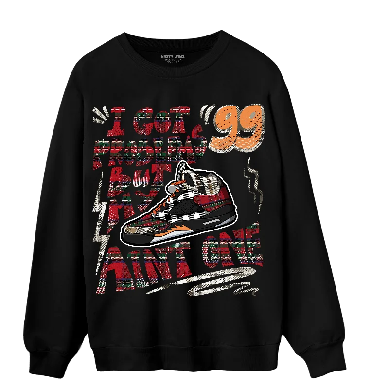 Get the latest styles in clothing – Shop now for unbeatable deals.  NastyJamz Plaid 5s Sweatshirt Match Kicks Aint My Problems