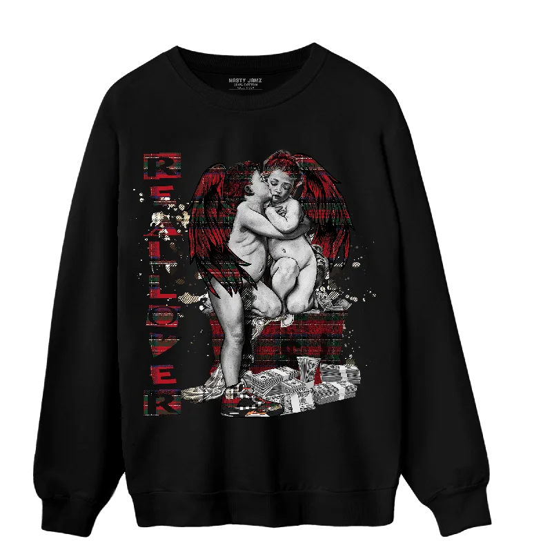 Shop men’s and women’s fashion at unbeatable prices today!  NastyJamz Plaid 5s Sweatshirt Match Real Lover Angel