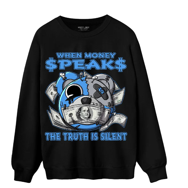 Save on men’s formal wear – perfect for your next event!  NastyJamz University Blue 5s Sweatshirt Match When Money Speaks Ber