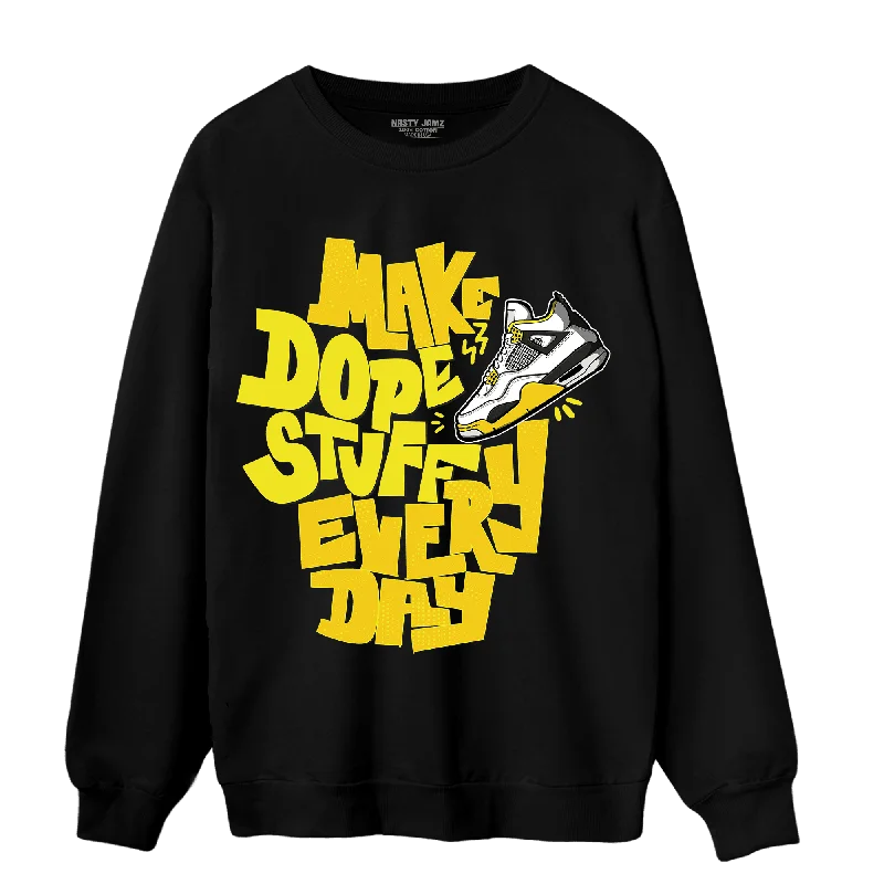 Limited-time offer!  NastyJamz Vivid Sulfur 4s Sweatshirt Match Dope Sneaker