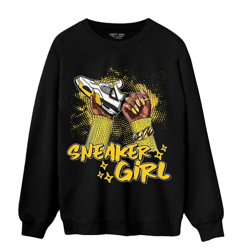 Clearance sale – shop men's clothing at discounted prices! NastyJamz Vivid Sulfur 4s Sweatshirt Match Sneaker Girl Nail Clearance sale – shop men's clothing at discounted prices! NastyJamz Vivid Sulfur 4s Sweatshirt Match Sneaker Girl Nail
