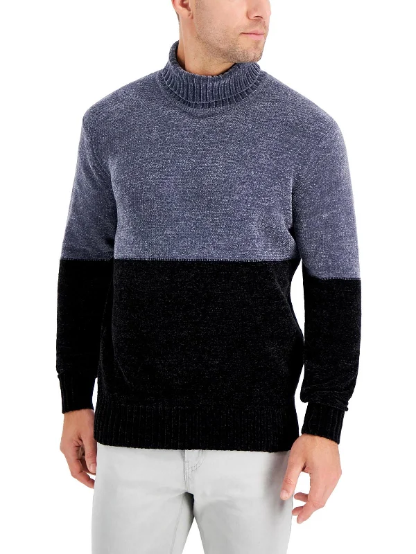 Exclusive online offer: Save 30% on all men's clothing. Equator Mens Chenille Colorblock Turtleneck Sweater Exclusive online offer: Save 30% on all men's clothing. Equator Mens Chenille Colorblock Turtleneck Sweater